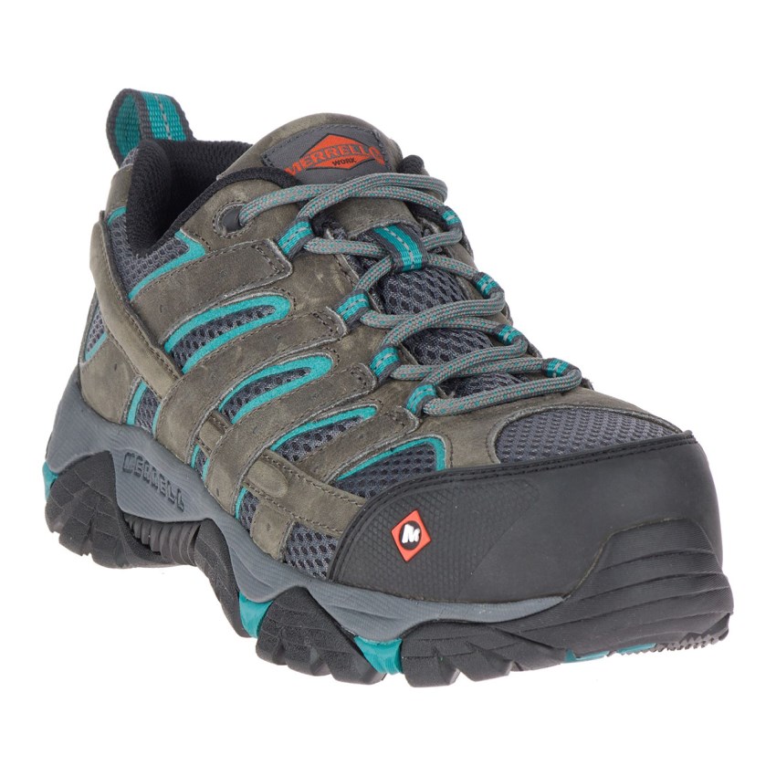 Chaussure de Securite Merrell Moab Vertex Vent Comp Toe Grise Foncé Femme | Z.M.IXKZ